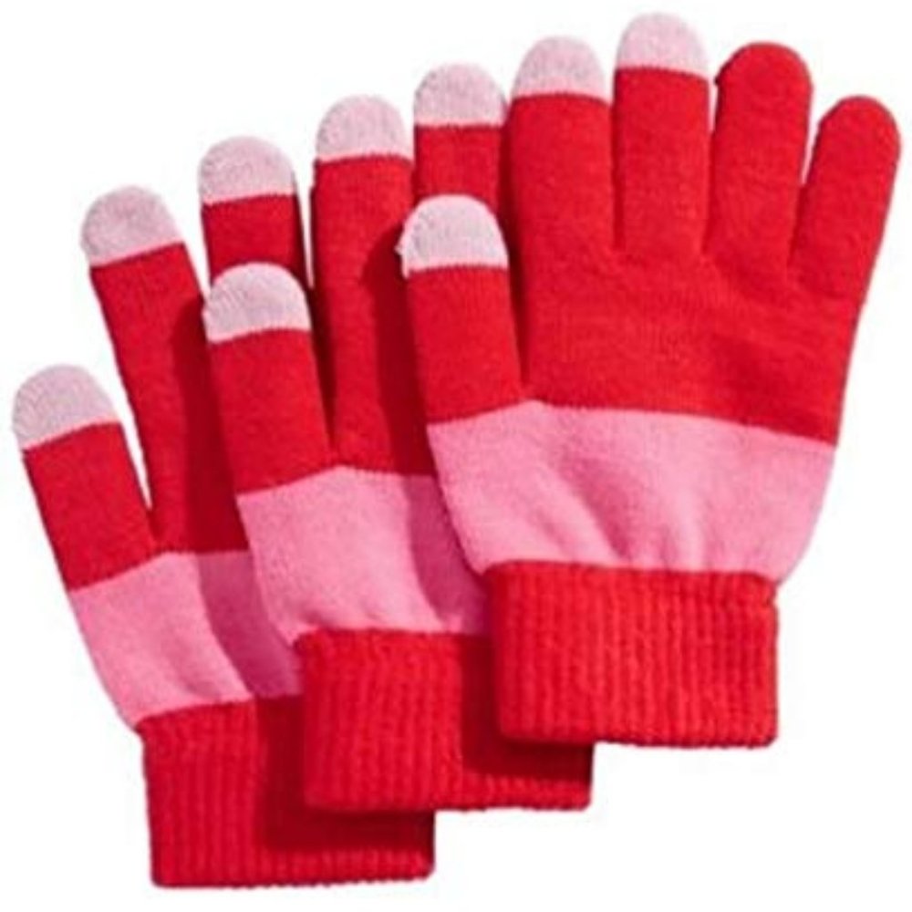 INC International Concepts Inc Pair +1 Tech Glove Set, (red)